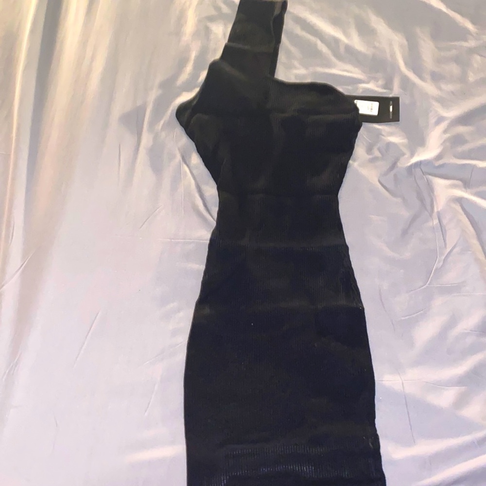 Seduce Me One Shoulder Mini Dress